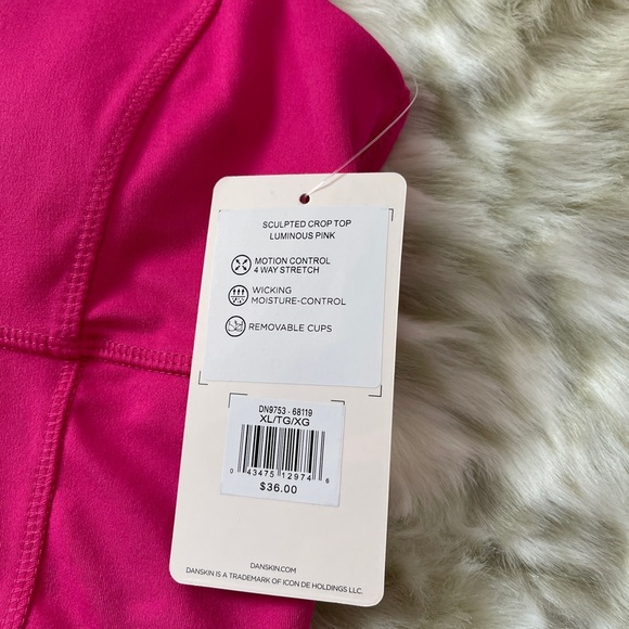 NWT Danskin Pink Sports Bra - Picture 5 of 6